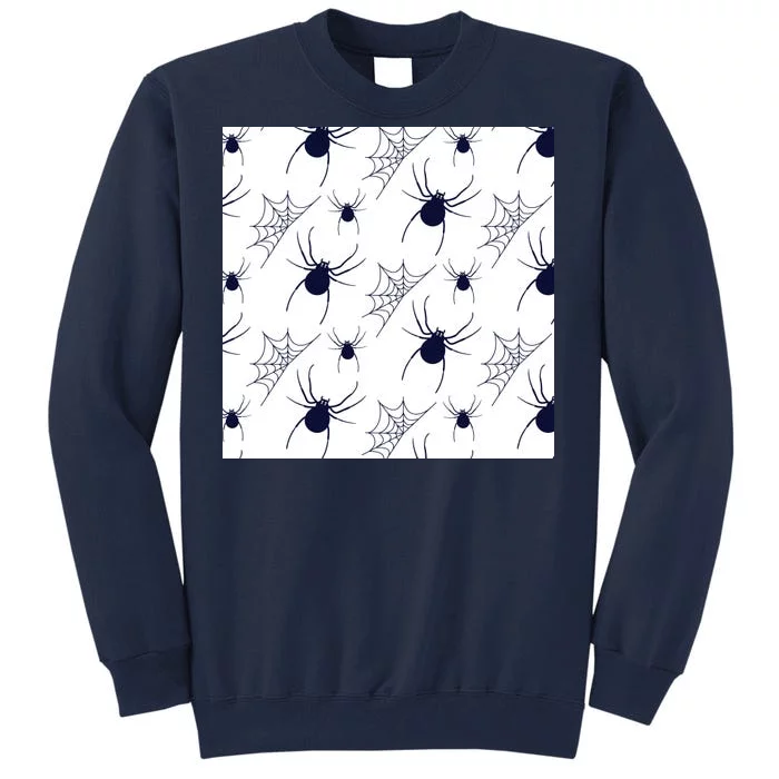 Spider Webs Halloween Tall Sweatshirt