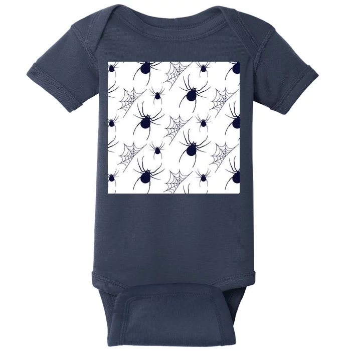 Spider Webs Halloween Baby Bodysuit