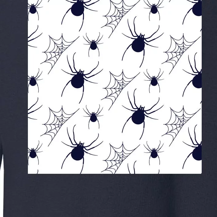 Spider Webs Halloween Toddler Sweatshirt