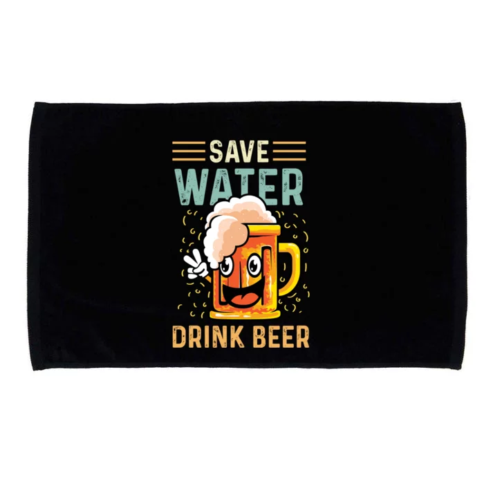 Save Water Heavy Er Cute Gift Microfiber Hand Towel