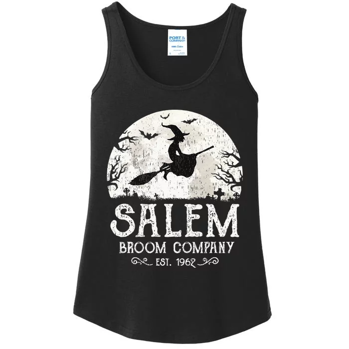 Salem Witch Halloween Gift Grunge Funny Design Ladies Essential Tank