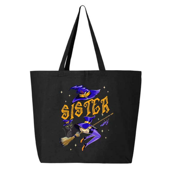 Sister Witch Halloween Party Matching Group 25L Jumbo Tote