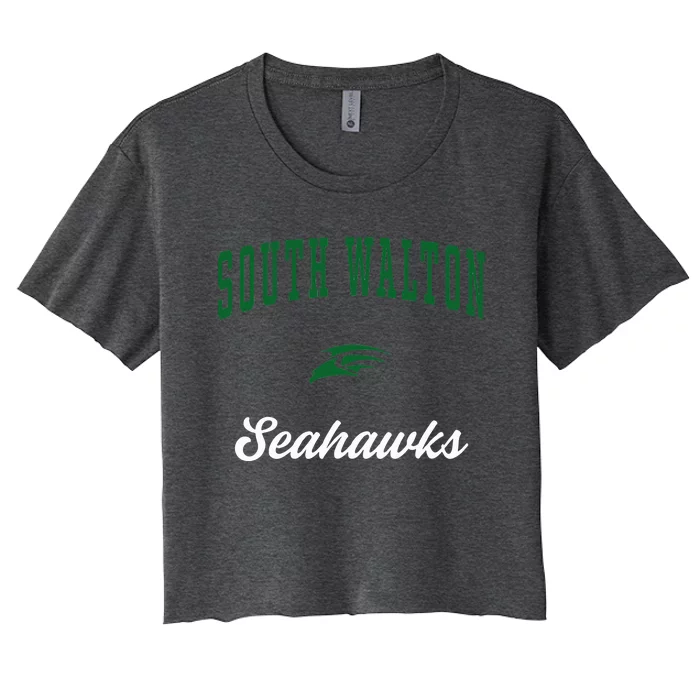 South Walton High School Seahawks Women's Crop Top Tee