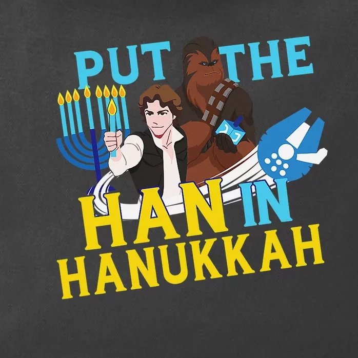 Star Wars Han Solo & Chewbacca Put The Han In Hanukkah Zip Tote Bag