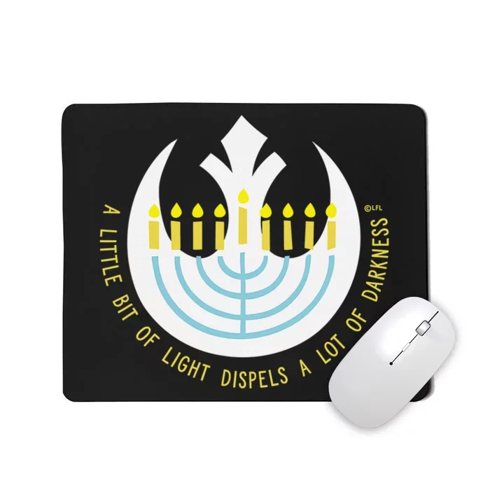 Star Wars Hanukkah Menorah Rebel Alliance A Little Light Mousepad