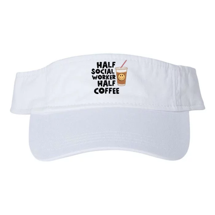 Social Worker Half Social Worker Half Coffee Valucap Bio-Washed Visor