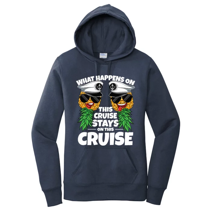 Swinger What Happens On This Cruise Stays On This Cruise Women's Pullover Hoodie