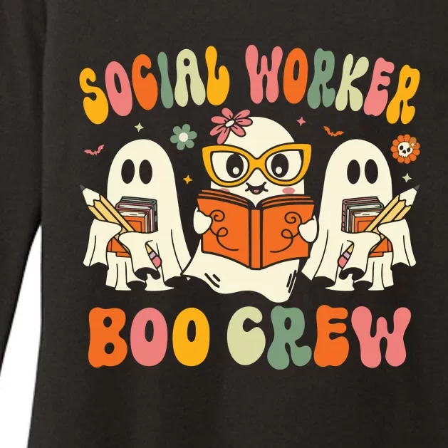 Social Worker Halloween Groovy Social Worker Costume Womens CVC Long Sleeve Shirt