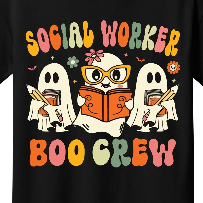 Social Worker Halloween Groovy Social Worker Costume Kids T-Shirt