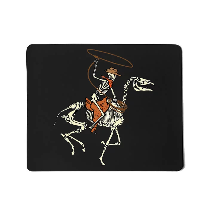 Spooky Western Horse Costume Mousepad