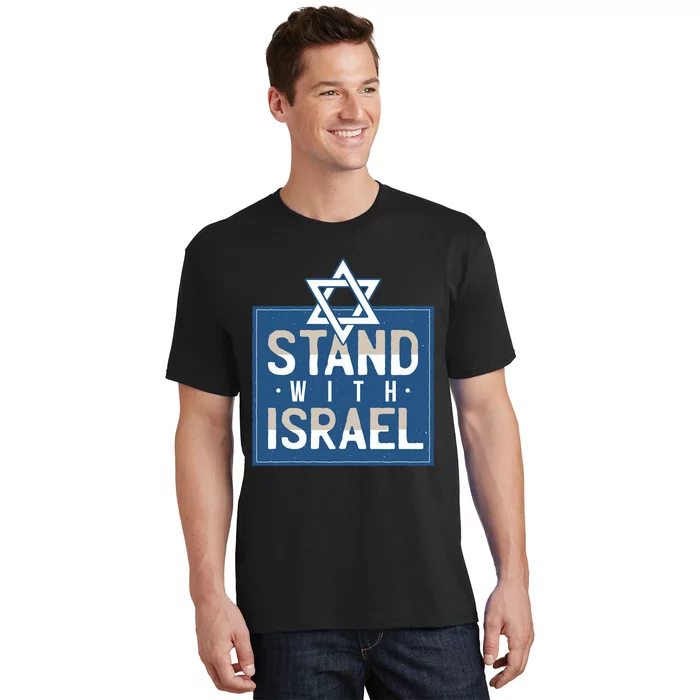 Stand With Israel Jewish Star Of David Pray For Jerusalem T-Shirt