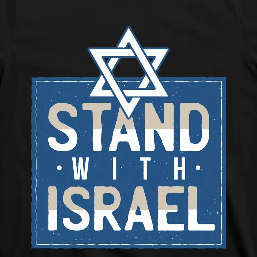 Stand With Israel Jewish Star Of David Pray For Jerusalem T-Shirt