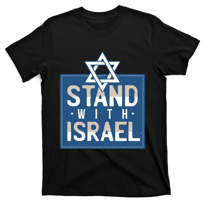 Stand With Israel Jewish Star Of David Pray For Jerusalem T-Shirt