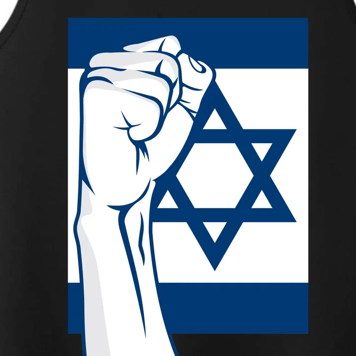 Stand With Israel Flag Performance Tank