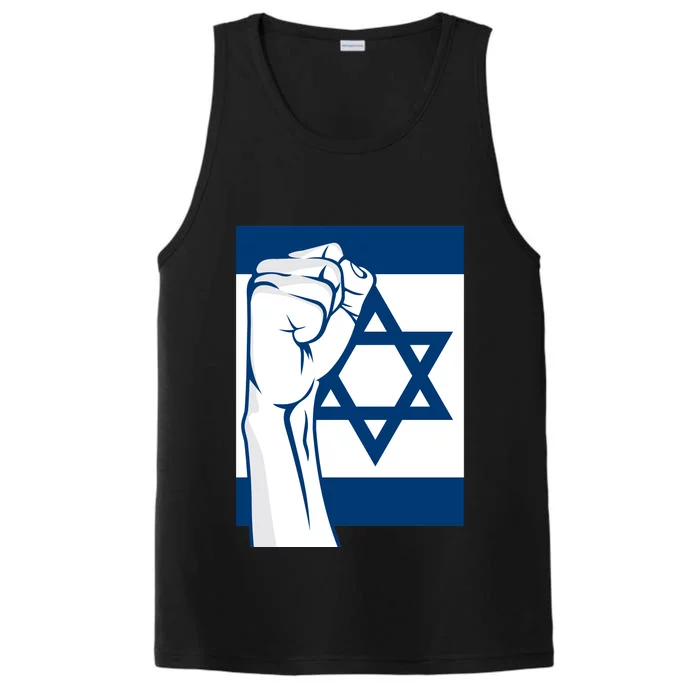 Stand With Israel Flag Performance Tank