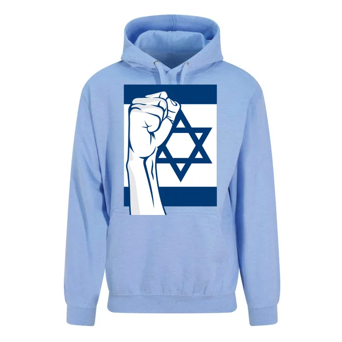 Stand With Israel Flag Unisex Surf Hoodie