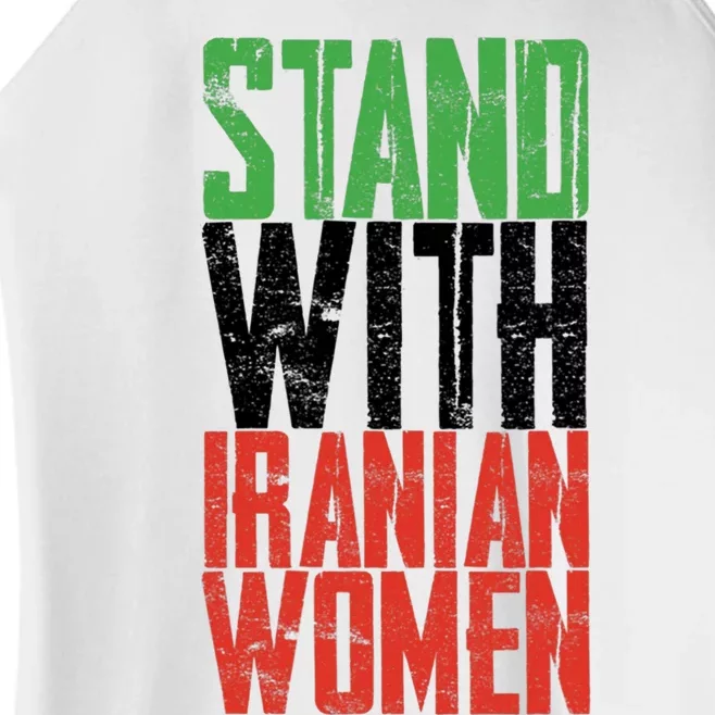 Stand With Iranian Women Women’s Perfect Tri Rocker Tank