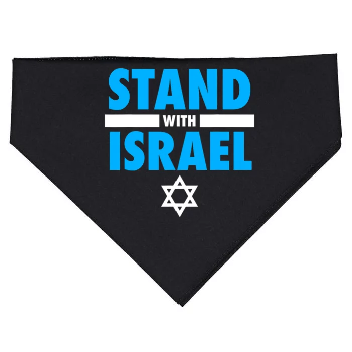 Stand With Israel Strong Save Israel USA-Made Doggie Bandana