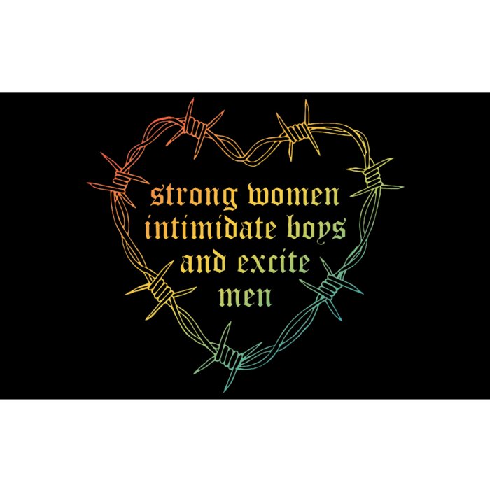 Strong Women Intimate And Excite Apparel Bumper Sticker