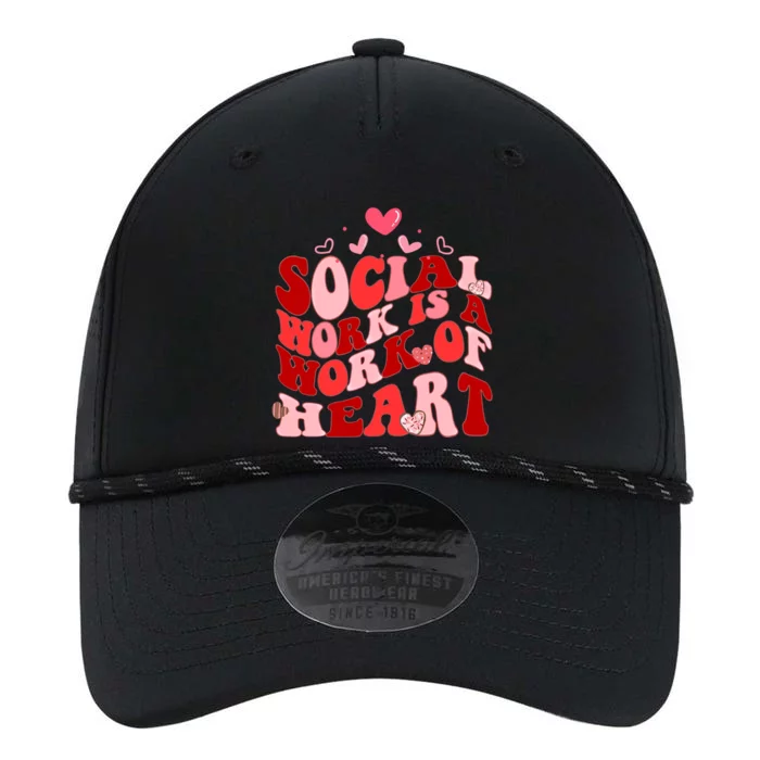 Social Work Is A Work Of Heart Valentines Day Social Worker Gift Performance The Dyno Cap