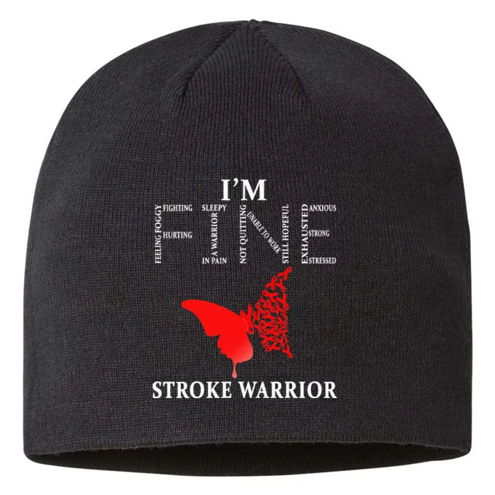 Stroke Warrior Im Fine 8 1/2in Sustainable Knit Beanie