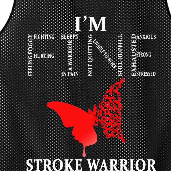 Stroke Warrior Im Fine Mesh Reversible Basketball Jersey Tank