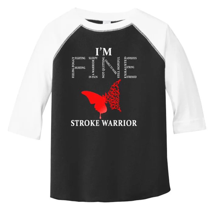 Stroke Warrior Im Fine Toddler Fine Jersey T-Shirt