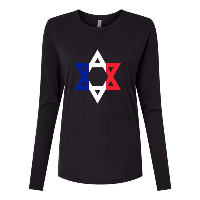 Stand With Israel Support Israel Womens Cotton Relaxed Long Sleeve T-Shirt