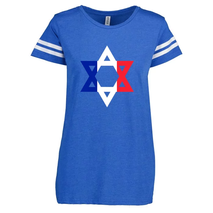 Stand With Israel Support Israel Enza Ladies Jersey Football T-Shirt