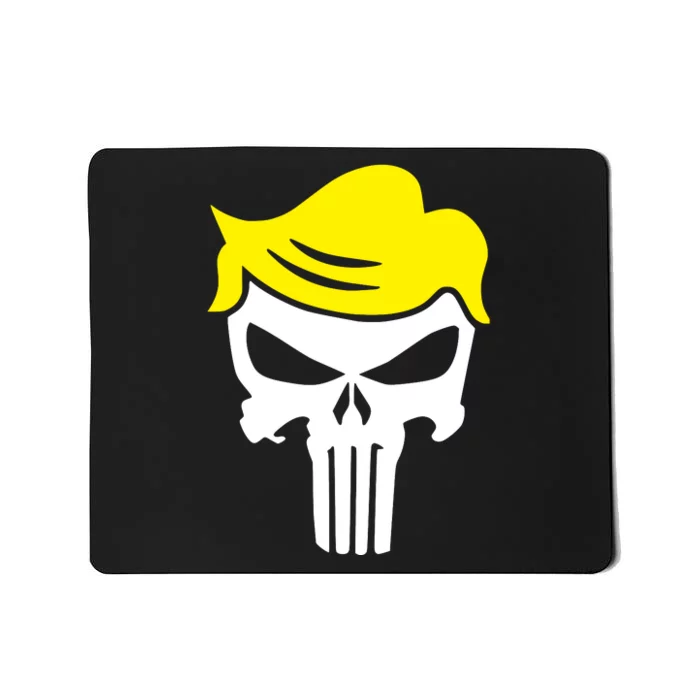 Trump Hair Skull Halloween Mousepad