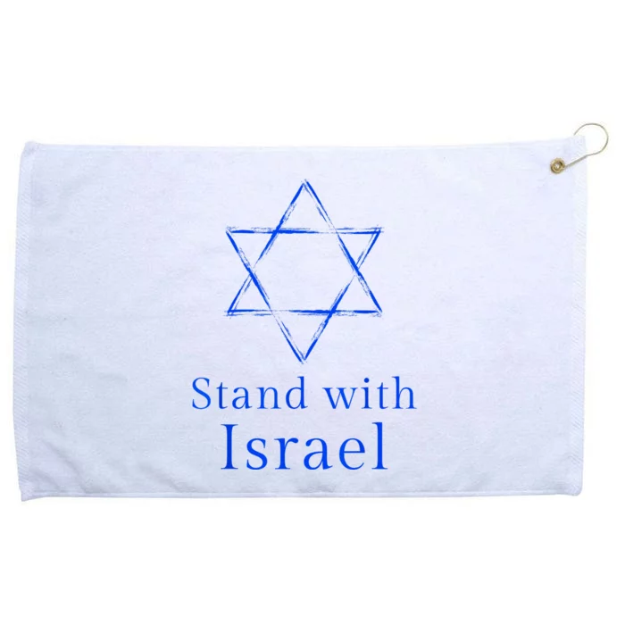 Stand With Israel! Support Israel Grommeted Golf Towel