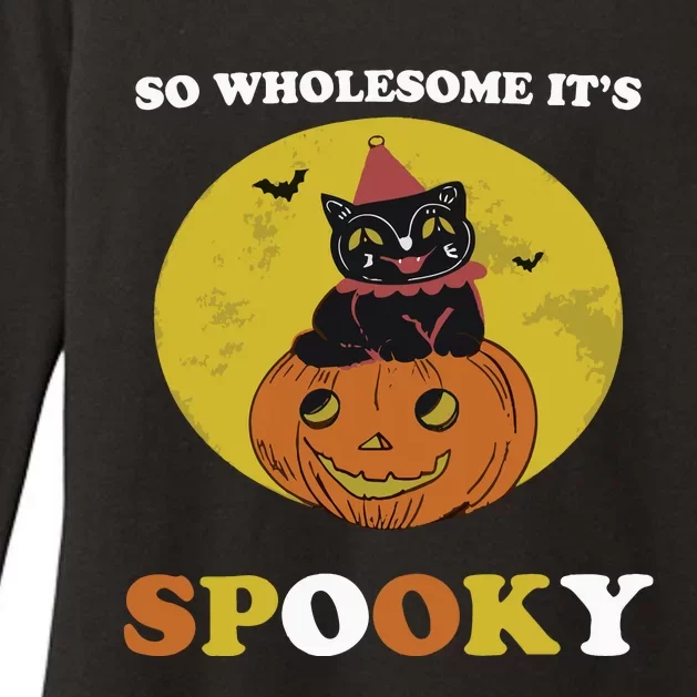 So Wholesome Its Spooky Womens CVC Long Sleeve Shirt