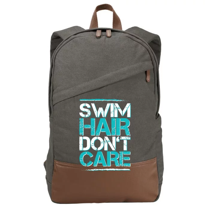 Swim Hair Don't Care Cotton Canvas Backpack