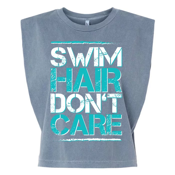 Swim Hair Don't Care Garment-Dyed Women's Muscle Tee