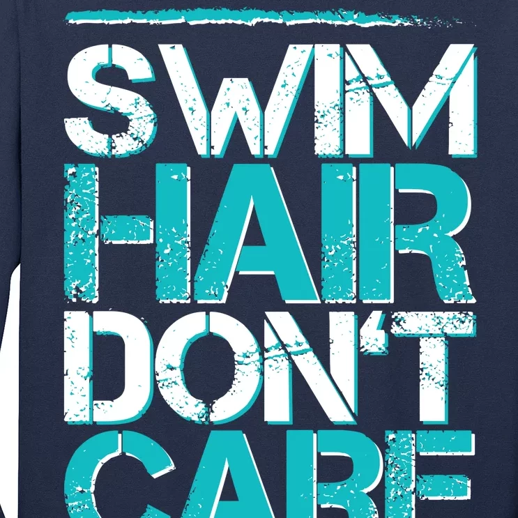 Swim Hair Don't Care Long Sleeve Shirt