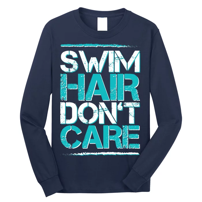 Swim Hair Don't Care Long Sleeve Shirt