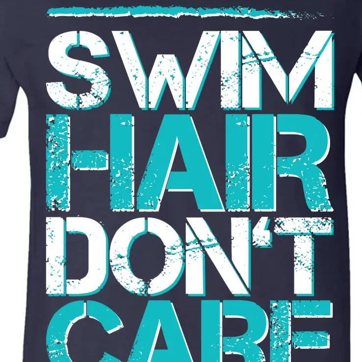 Swim Hair Don't Care V-Neck T-Shirt