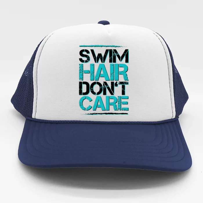 Swim Hair Don't Care Trucker Hat