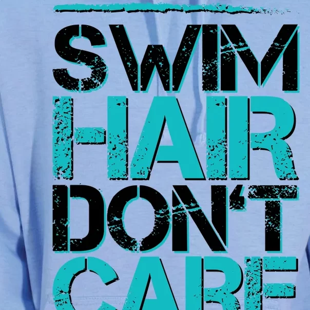 Swim Hair Don't Care Unisex Surf Hoodie