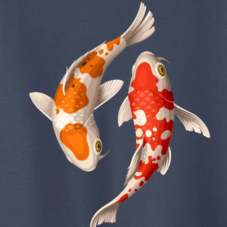 Swimming Koi Fishes Toddler T-Shirt