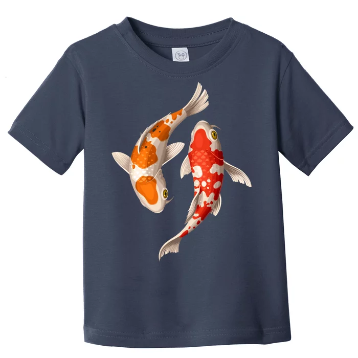 Swimming Koi Fishes Toddler T-Shirt