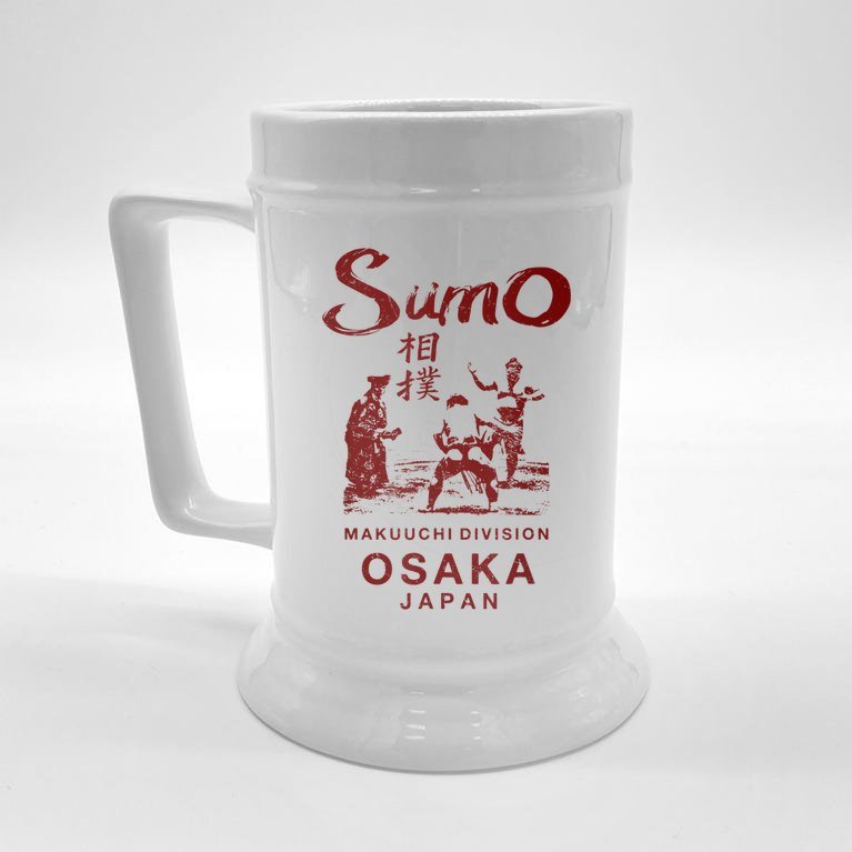 Sumo Wrestling Japan Osaka Japanese Beer Stein