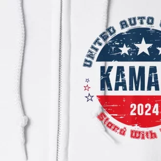 Stand With Kamala Harris Trump Is A Scab Vote Harris 2024 Full Zip Hoodie