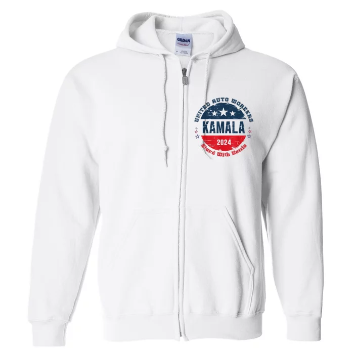 Stand With Kamala Harris Trump Is A Scab Vote Harris 2024 Full Zip Hoodie