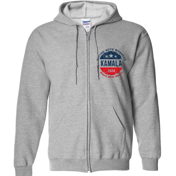 Stand With Kamala Harris Trump Is A Scab Vote Harris 2024 Full Zip Hoodie