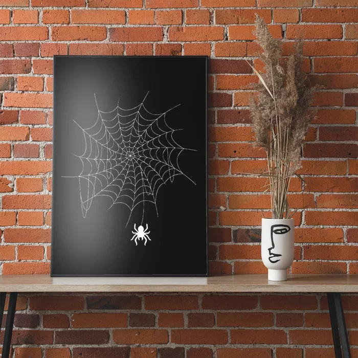 Spider Web Lazy DIY Halloween Costume Spooky Insect Poster