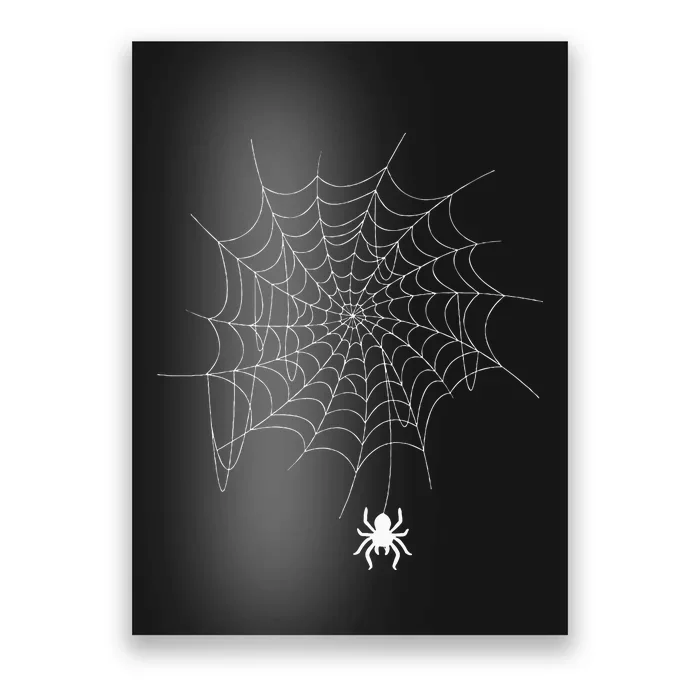 Spider Web Lazy DIY Halloween Costume Spooky Insect Poster