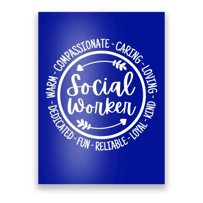 Social Worker Life Social Work Appreciation Gift Poster