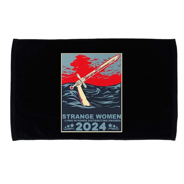 Strange Women Lying In Ponds 2024 Microfiber Hand Towel