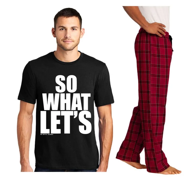 So What LetS Nu Metal Agenda Pajama Set